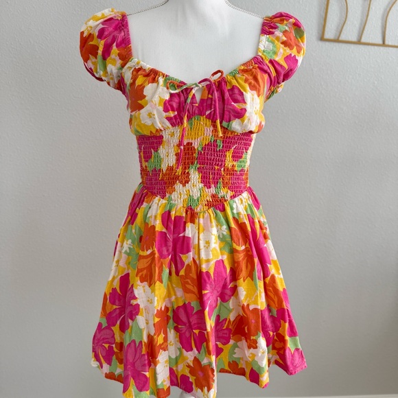 NWT Sabo Skirt Khloe Puff Sleeve Dress (XS) - Picture 5 of 6